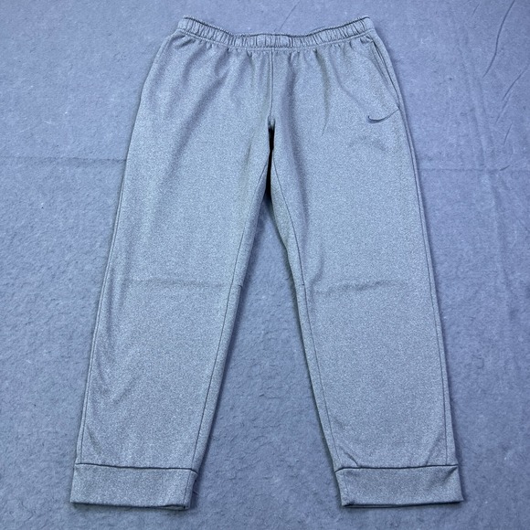 Nike Slacker KO Therma-Fit Joggers Mens 2XL Grey Cuffed Training Pants 839098 - Picture 1 of 15